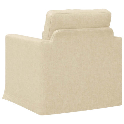 Sofa Creme 78 x 78 x 80 cm Stoff