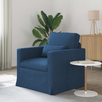 vidaXL Sofa Blau 78 x 78 x 80 cm Stoff