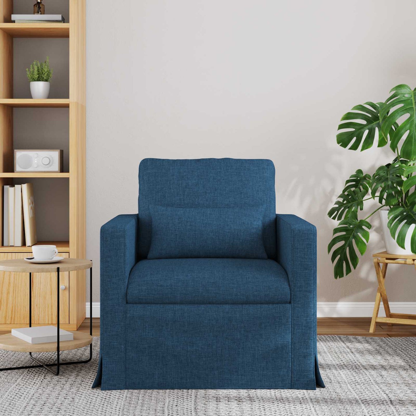 vidaXL Sofa Blau 78 x 78 x 80 cm Stoff