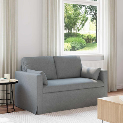 vidaXL Sofa Hellgrau 139 x 78 x 80 cm Stoff