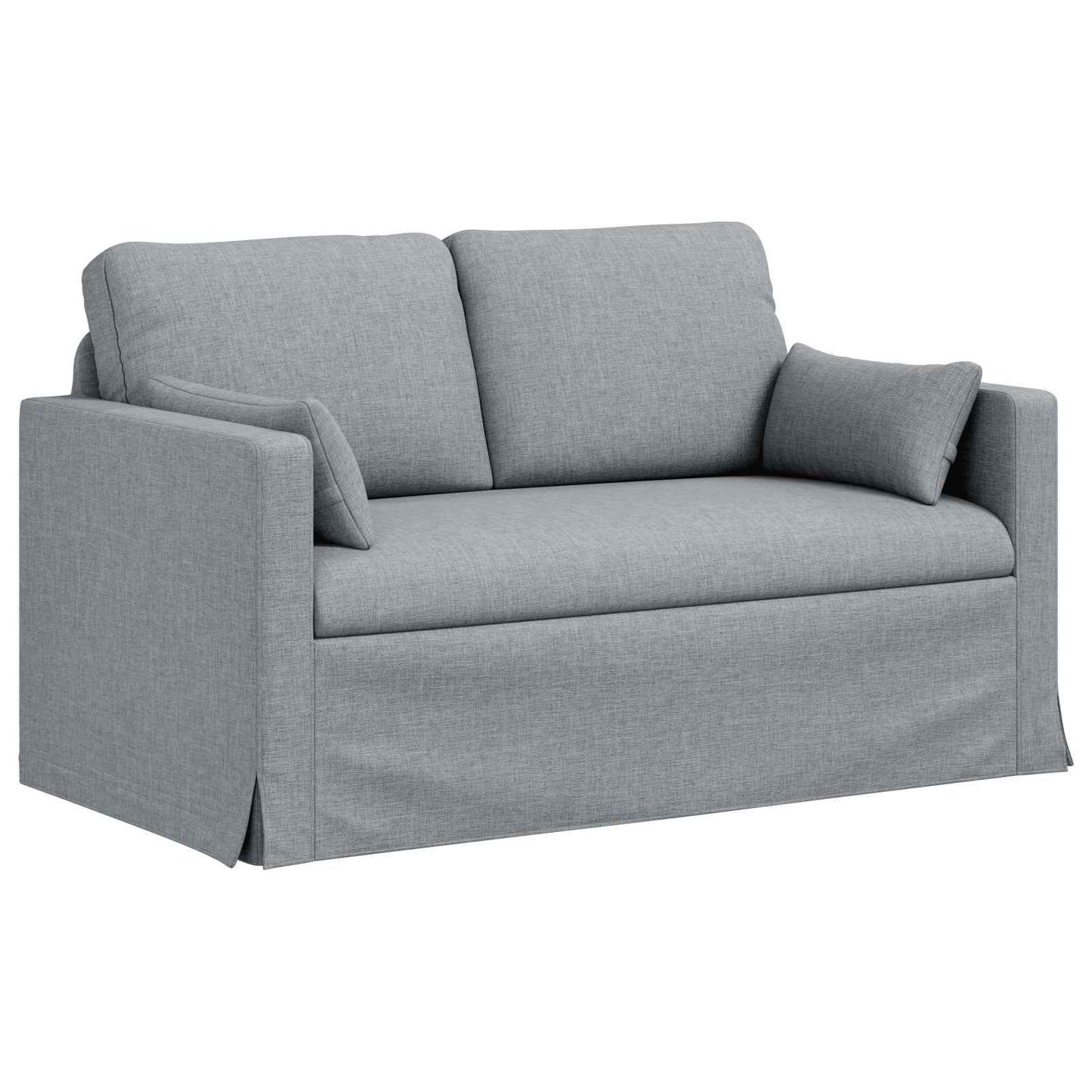 vidaXL Sofa Hellgrau 139 x 78 x 80 cm Stoff