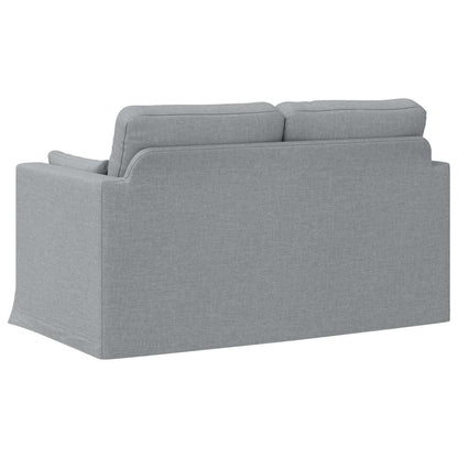 vidaXL Sofa Hellgrau 139 x 78 x 80 cm Stoff