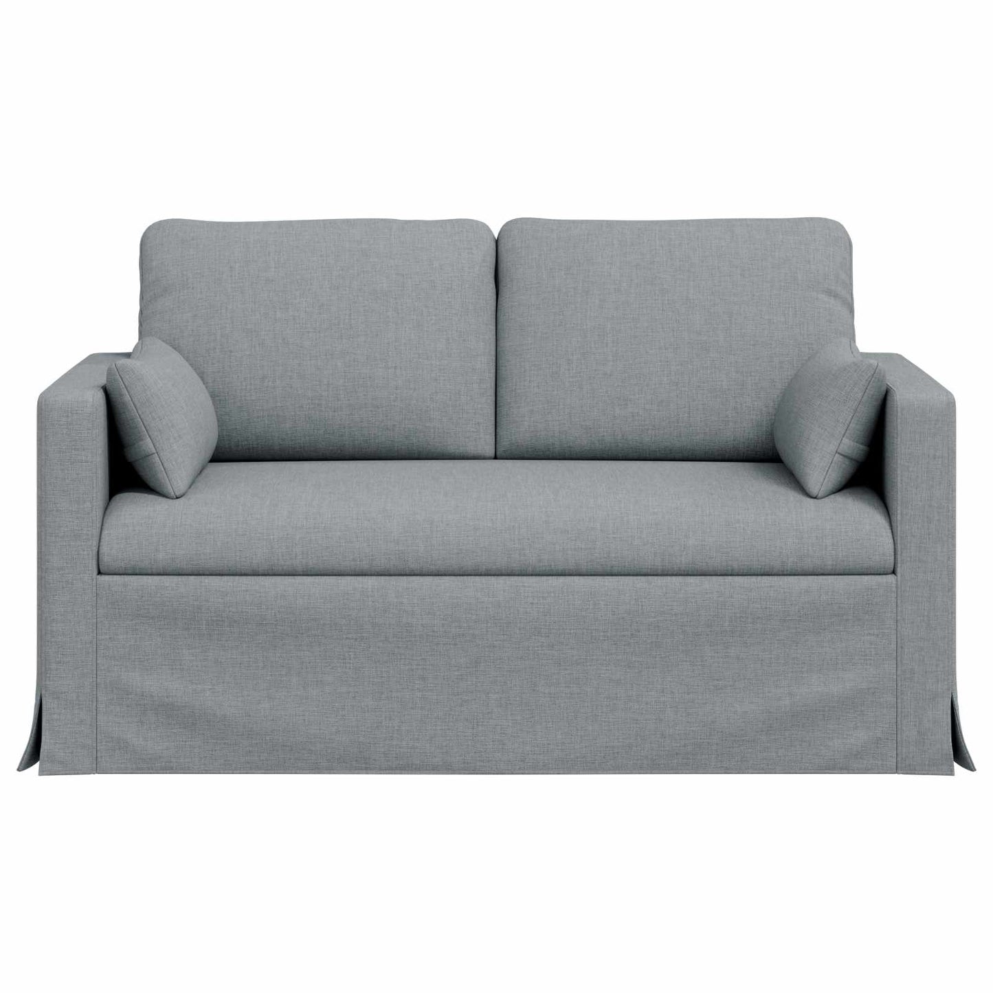 vidaXL Sofa Hellgrau 139 x 78 x 80 cm Stoff