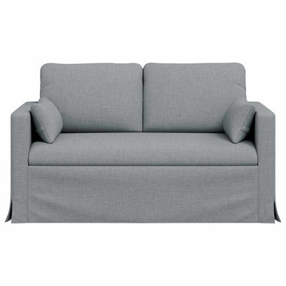 vidaXL Sofa Hellgrau 139 x 78 x 80 cm Stoff