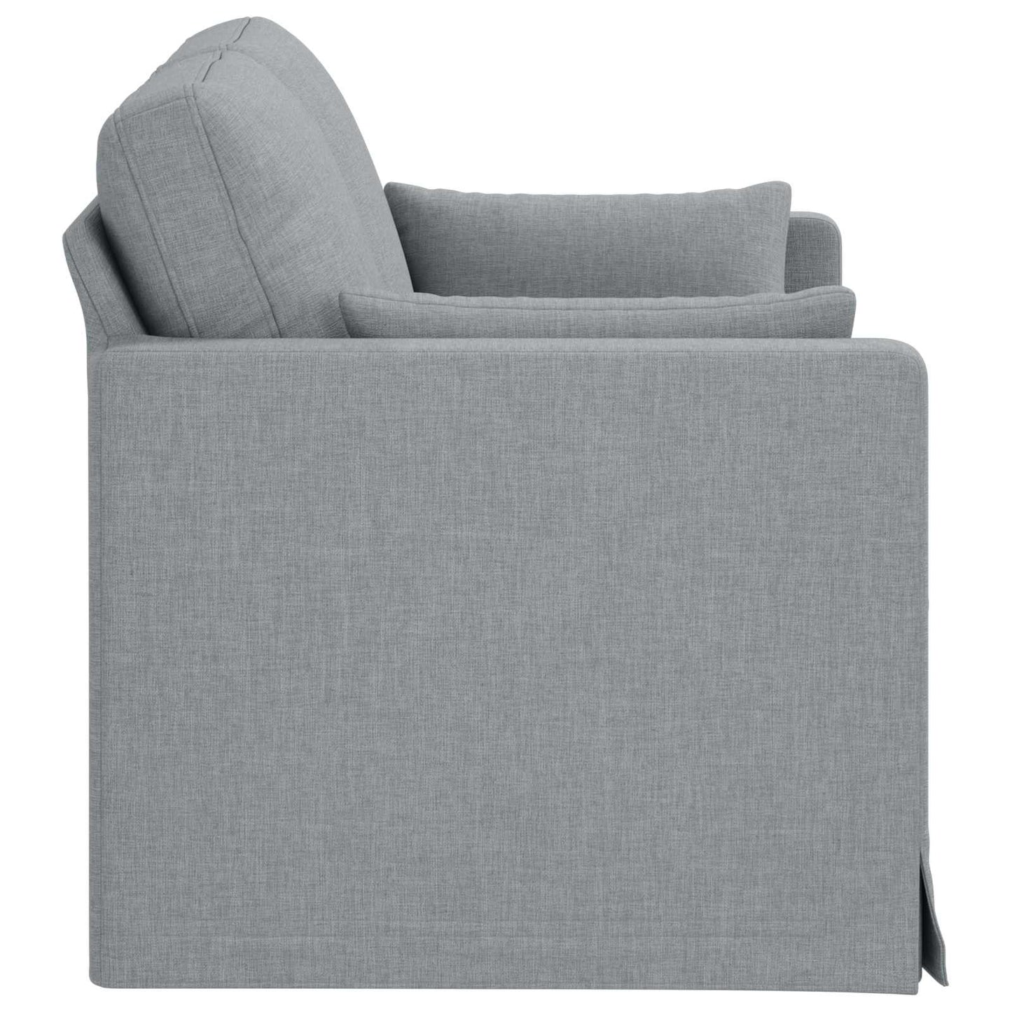 vidaXL Sofa Hellgrau 139 x 78 x 80 cm Stoff