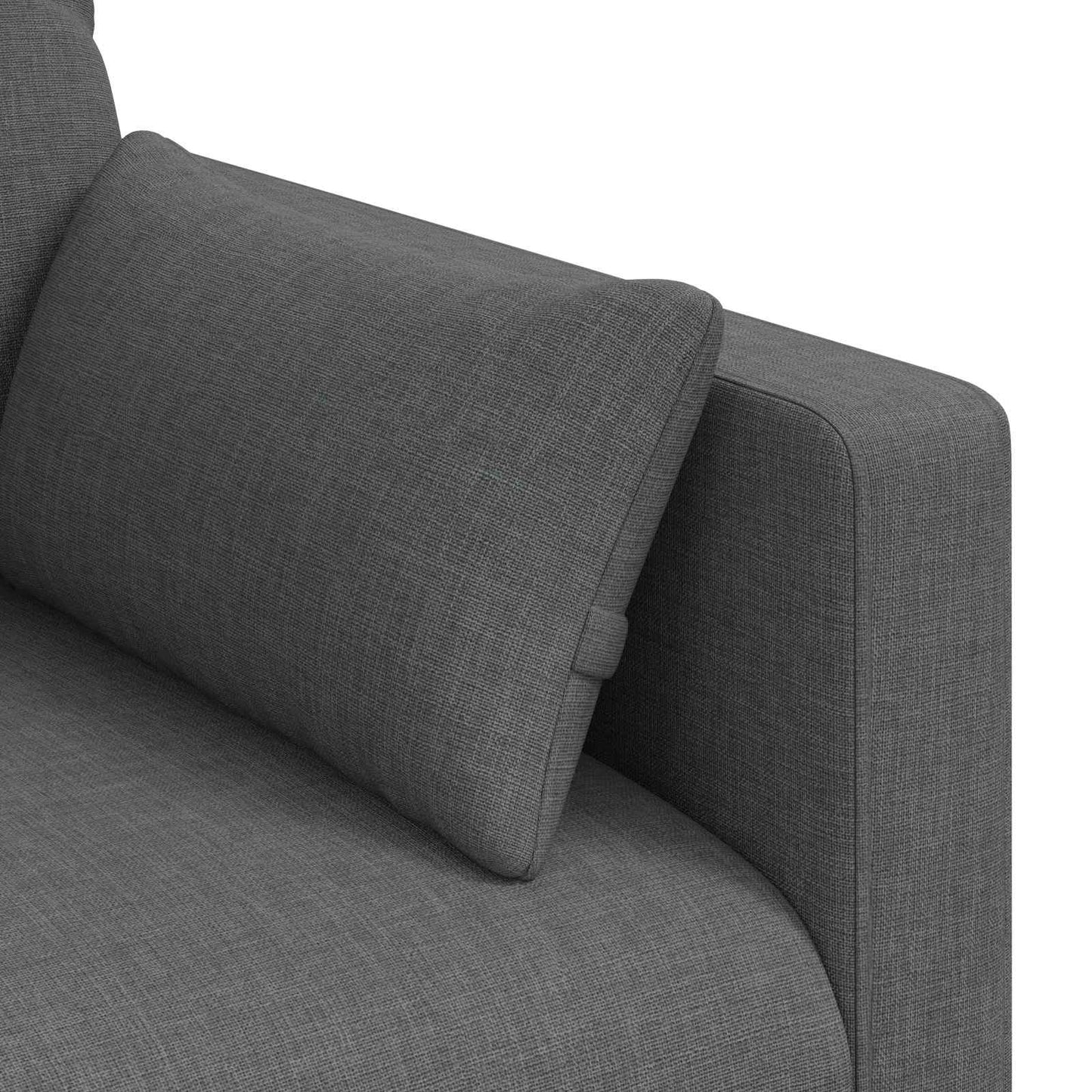 vidaXL Sofa Dunkelgrau 139 x 78 x 80 cm Stoff