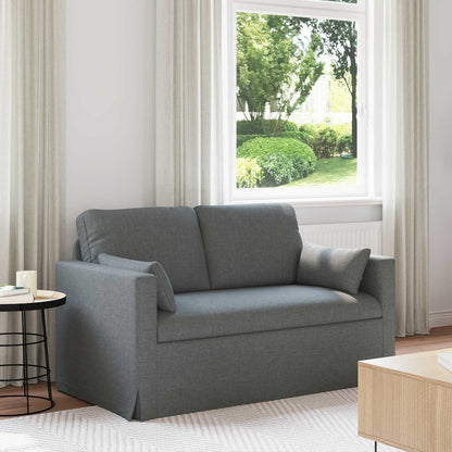 vidaXL Sofa Dunkelgrau 139 x 78 x 80 cm Stoff