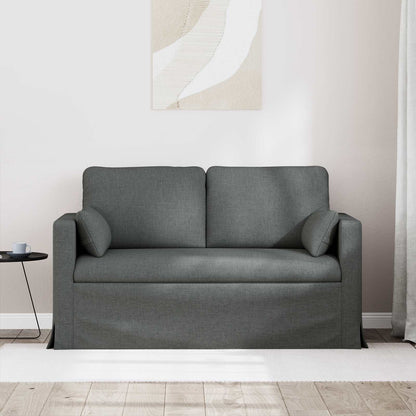 vidaXL Sofa Dunkelgrau 139 x 78 x 80 cm Stoff