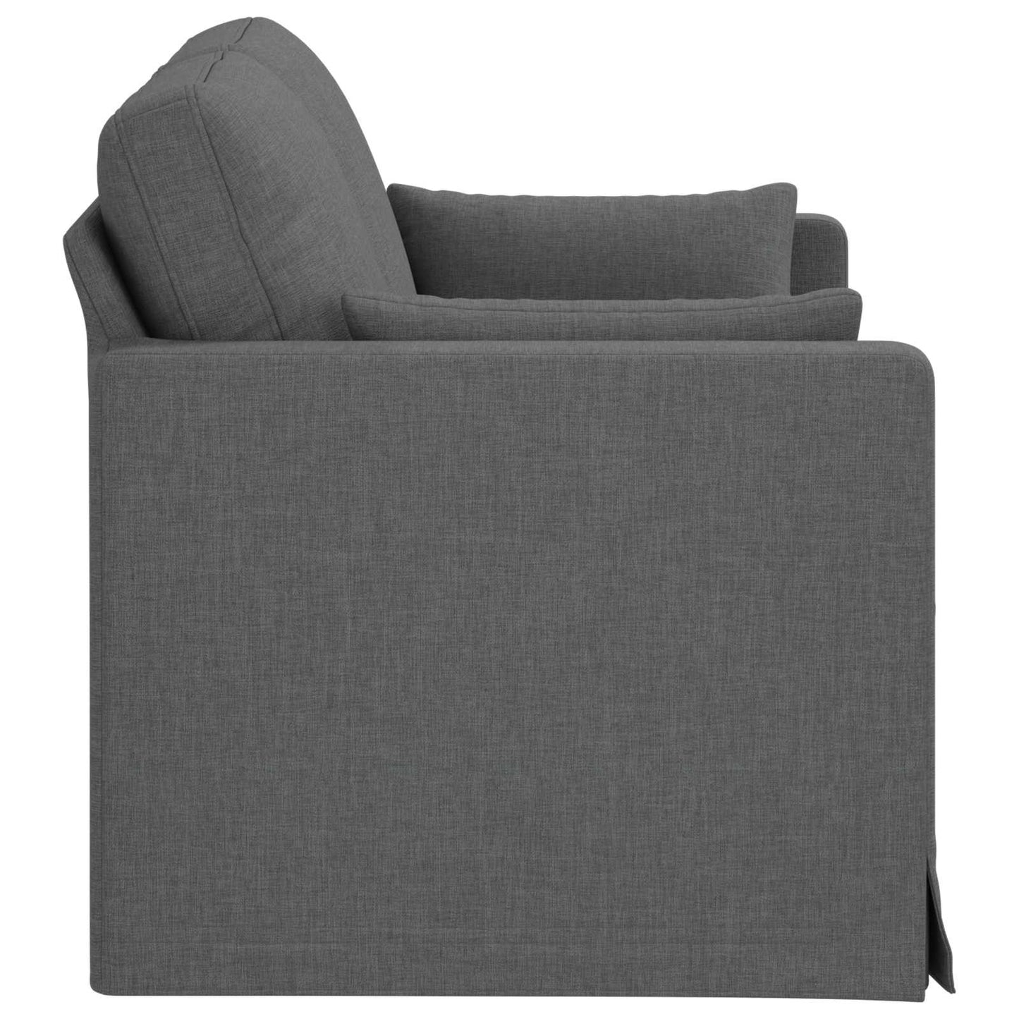 vidaXL Sofa Dunkelgrau 139 x 78 x 80 cm Stoff