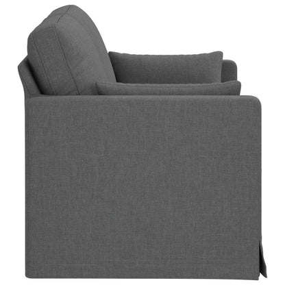 vidaXL Sofa Dunkelgrau 139 x 78 x 80 cm Stoff