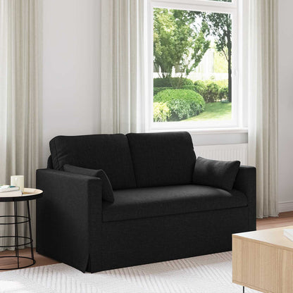 vidaXL Sofa Schwarz 139 x 78 x 80 cm Stoff