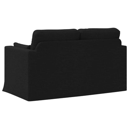 vidaXL Sofa Schwarz 139 x 78 x 80 cm Stoff