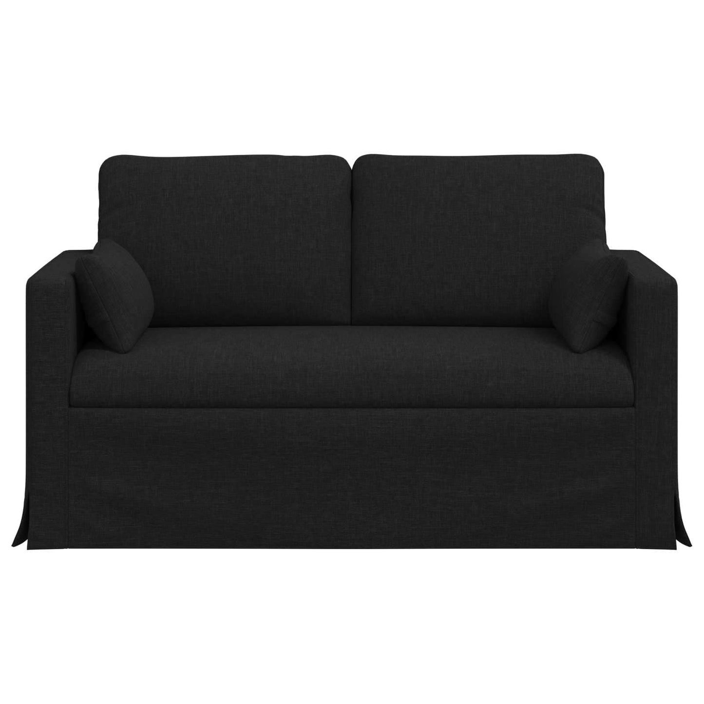vidaXL Sofa Schwarz 139 x 78 x 80 cm Stoff