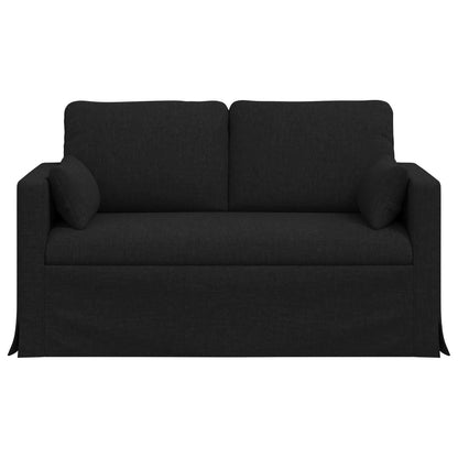 vidaXL Sofa Schwarz 139 x 78 x 80 cm Stoff
