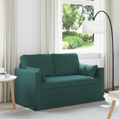 vidaXL Sofa Dunkelgrün 139 x 78 x 80 cm Stoff