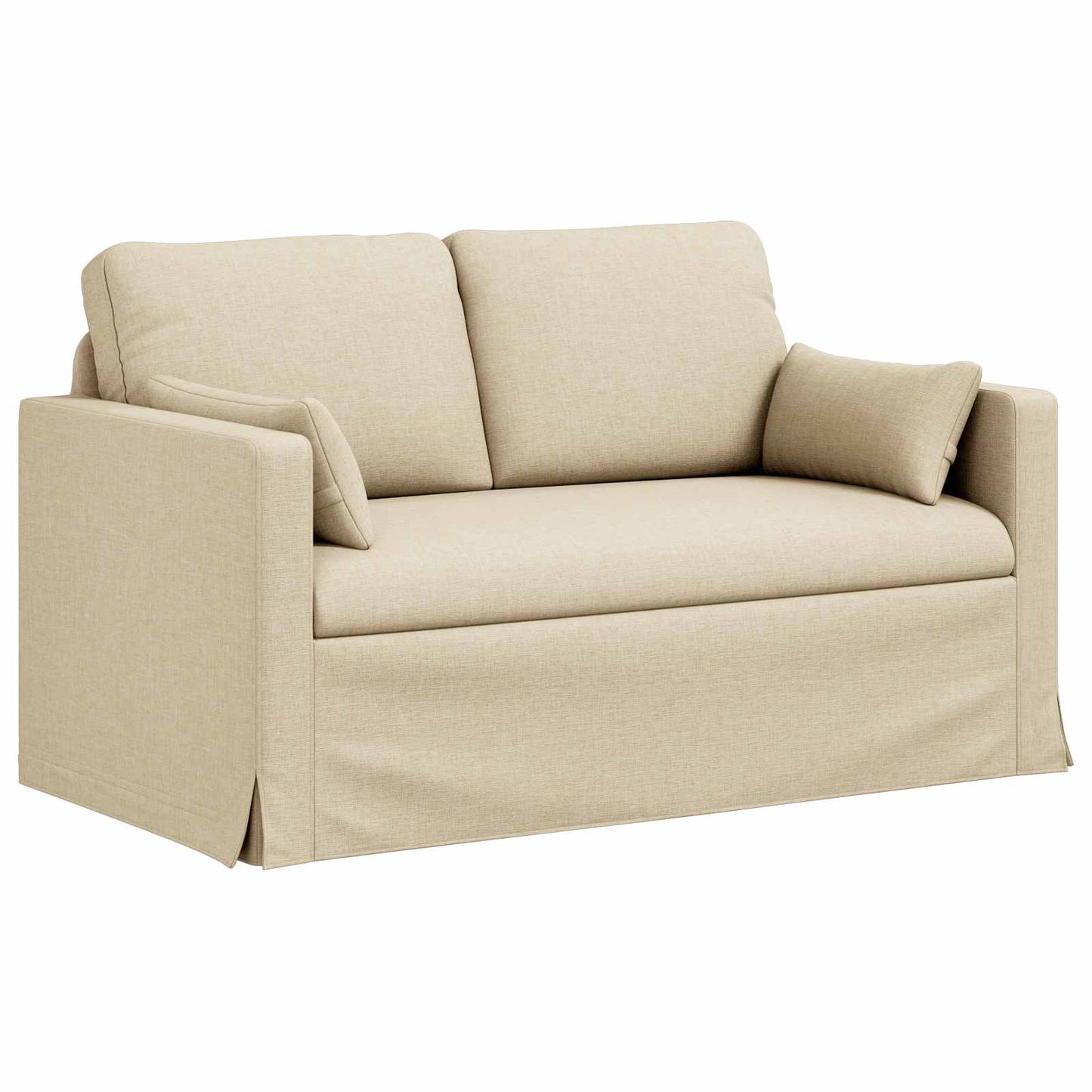 vidaXL Sofa Creme 139 x 78 x 80 cm Stoff