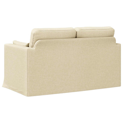vidaXL Sofa Creme 139 x 78 x 80 cm Stoff