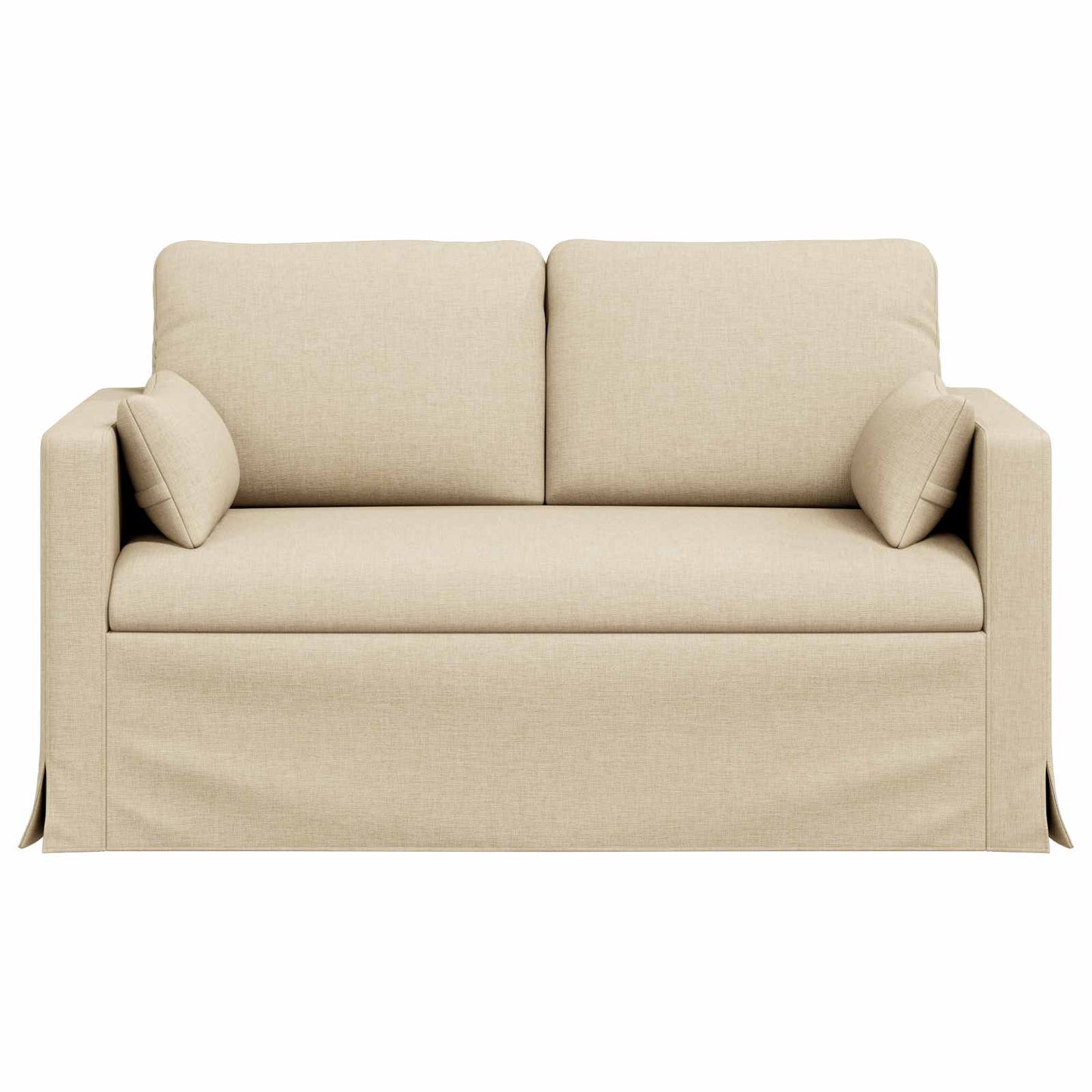 vidaXL Sofa Creme 139 x 78 x 80 cm Stoff