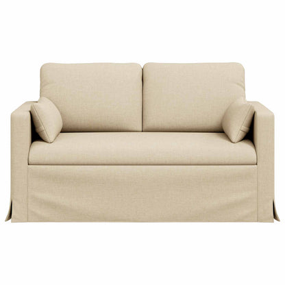 vidaXL Sofa Creme 139 x 78 x 80 cm Stoff