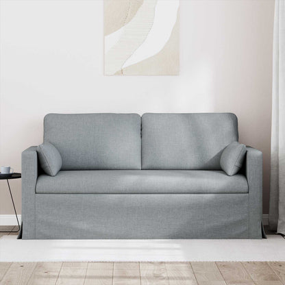 vidaXL Sofa Hellgrau 158 x 78 x 80 cm Stoff