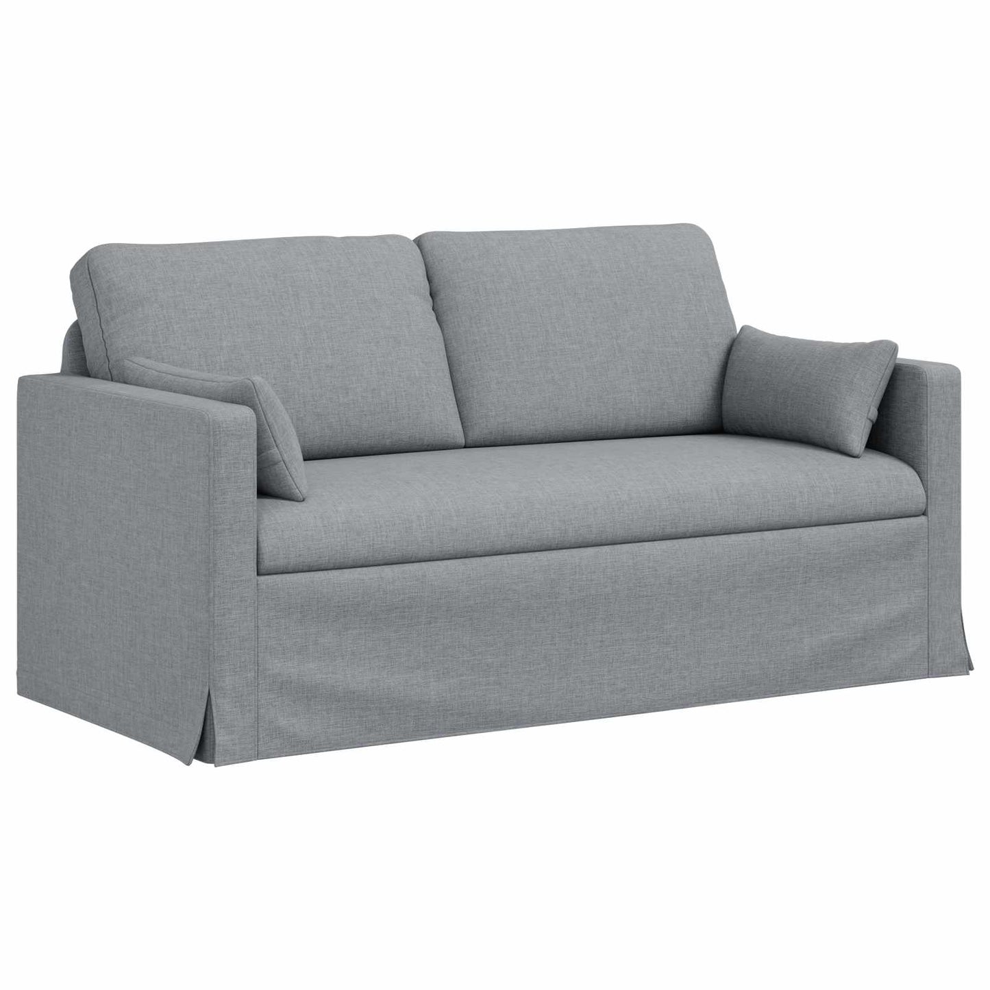 vidaXL Sofa Hellgrau 158 x 78 x 80 cm Stoff