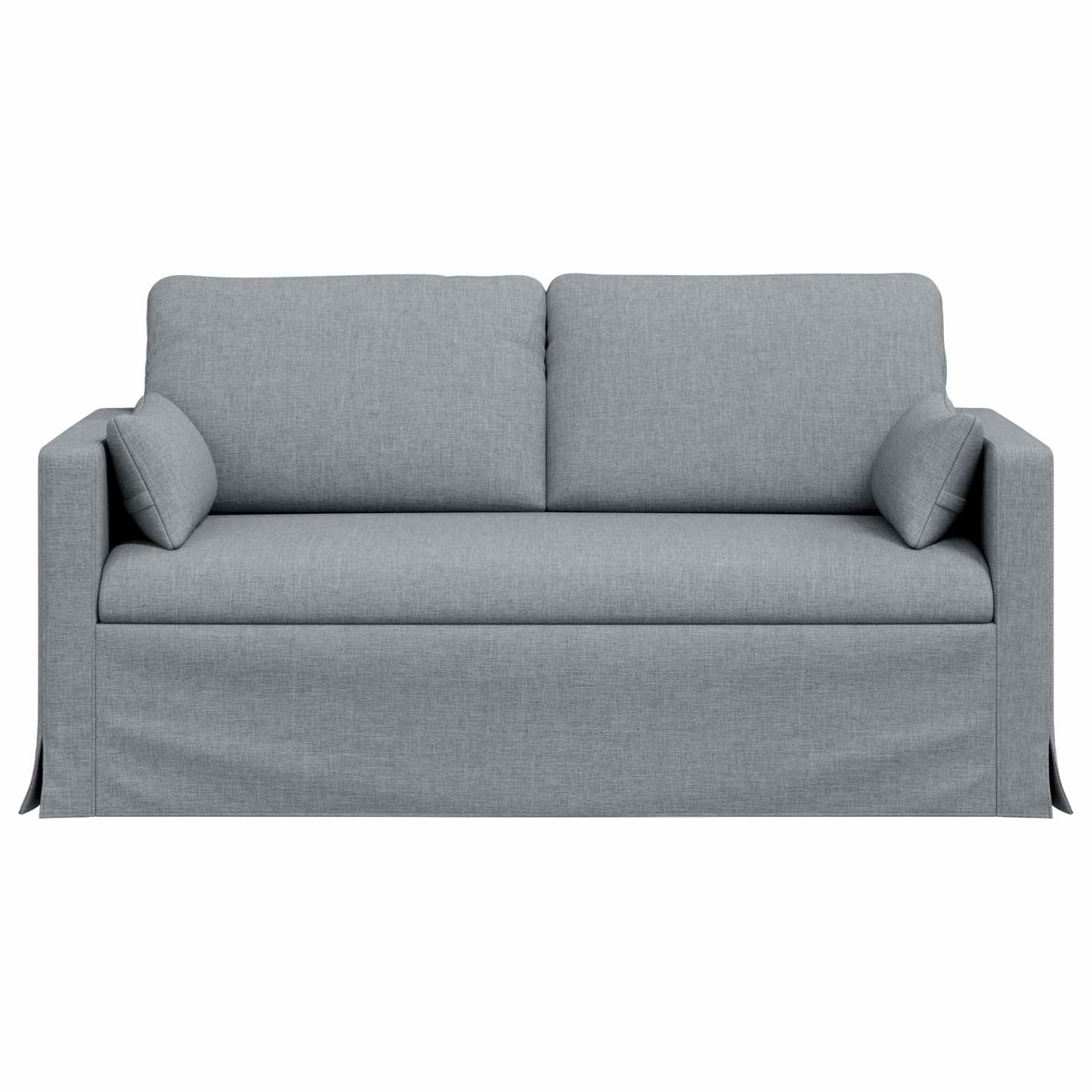 vidaXL Sofa Hellgrau 158 x 78 x 80 cm Stoff