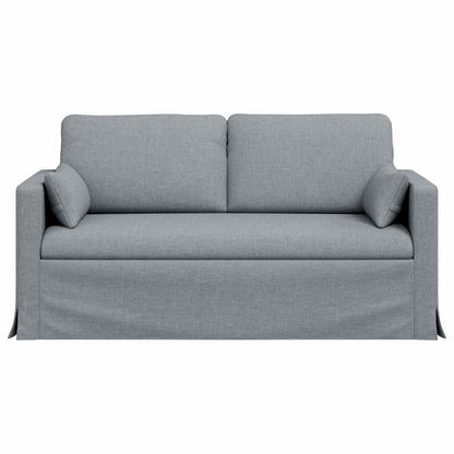 vidaXL Sofa Hellgrau 158 x 78 x 80 cm Stoff