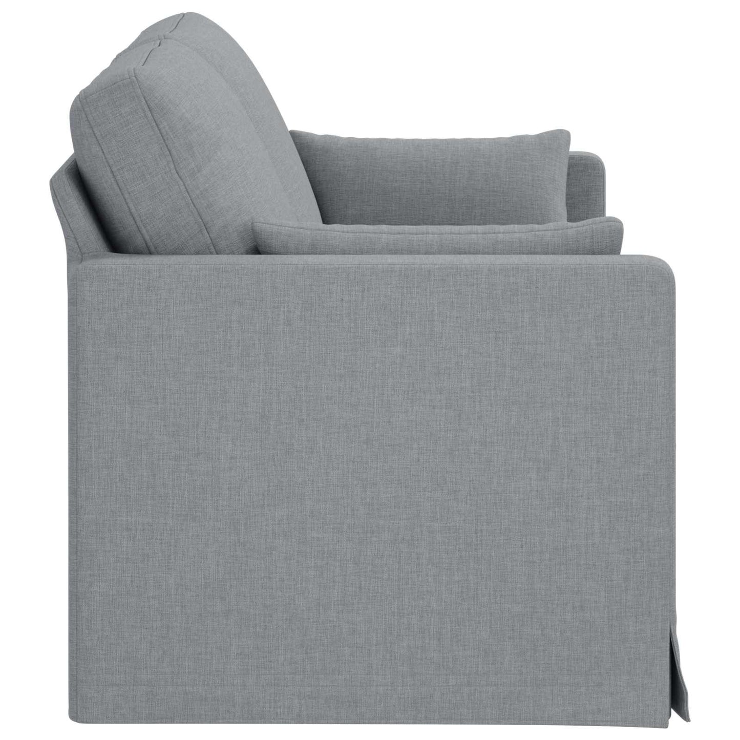 vidaXL Sofa Hellgrau 158 x 78 x 80 cm Stoff