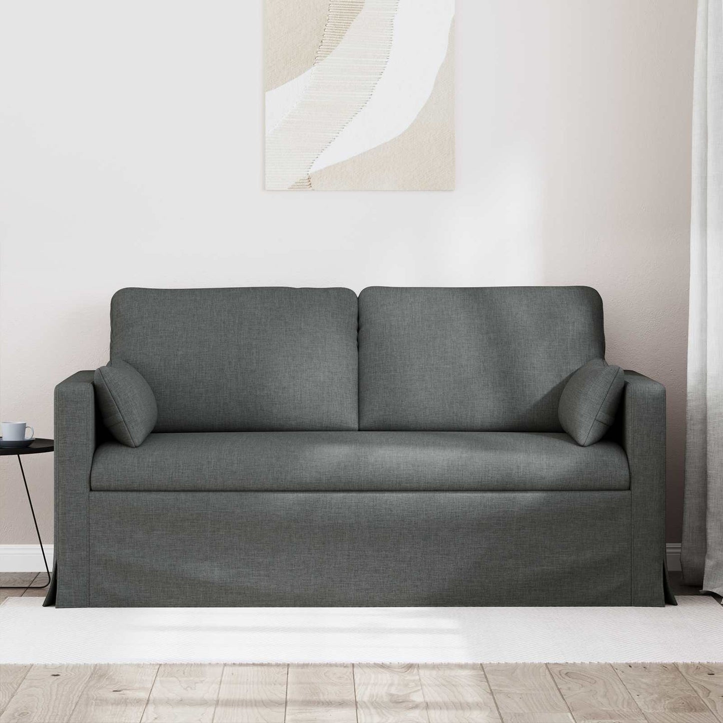 vidaXL Sofa Dunkelgrau 158 x 78 x 80 cm Stoff