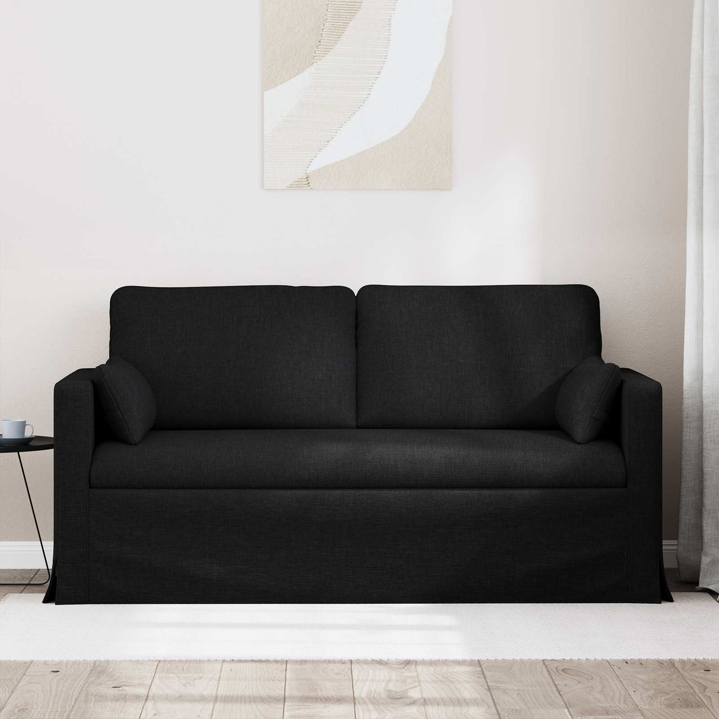 vidaXL Sofa Schwarz 158 x 78 x 80 cm Stoff
