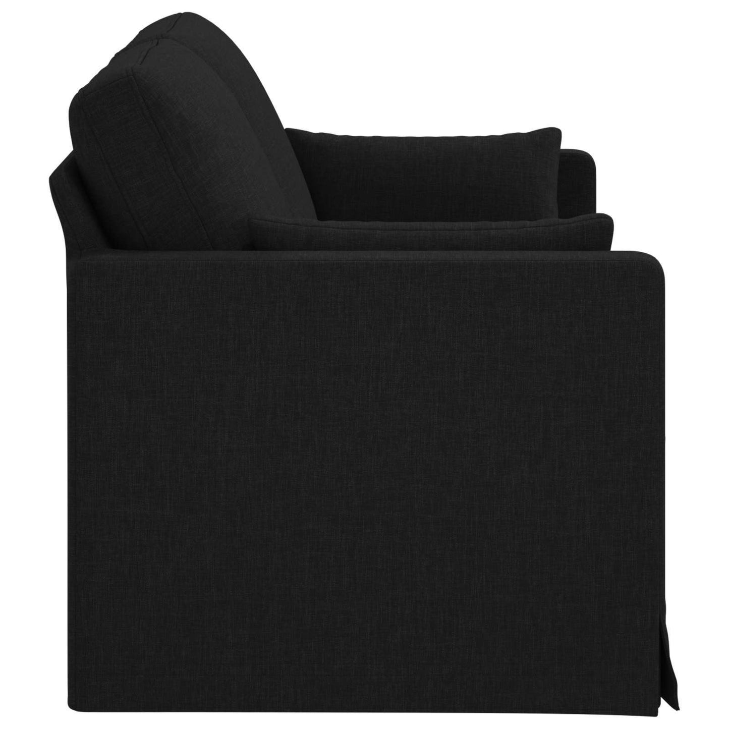 vidaXL Sofa Schwarz 158 x 78 x 80 cm Stoff