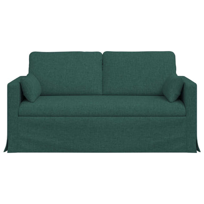 vidaXL Sofa Dunkelgrün 158 x 78 x 80 cm Stoff