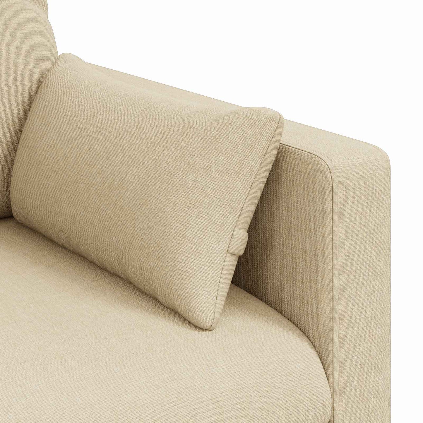 vidaXL Sofa Creme 158 x 78 x 80 cm Stoff
