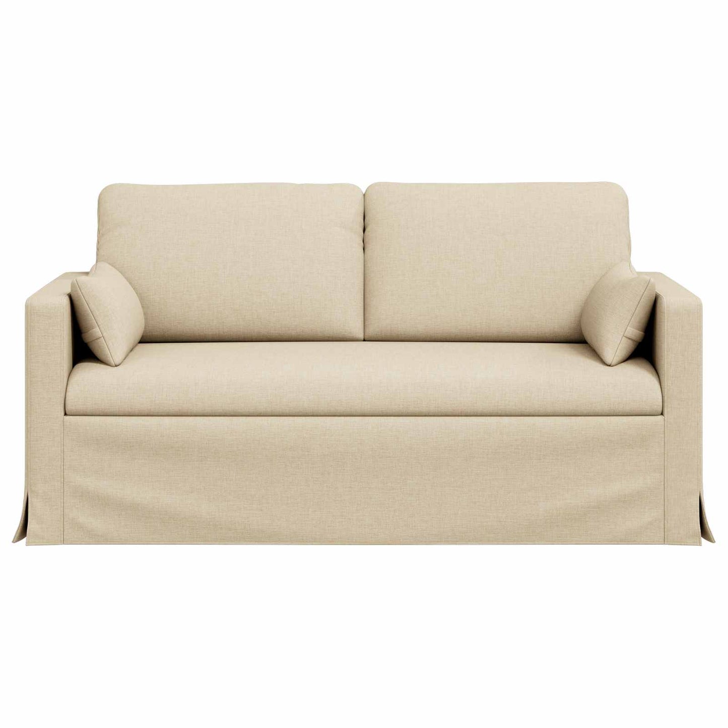 vidaXL Sofa Creme 158 x 78 x 80 cm Stoff