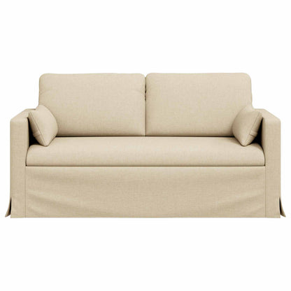 vidaXL Sofa Creme 158 x 78 x 80 cm Stoff