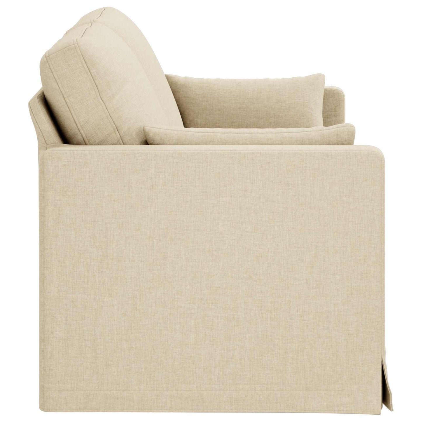 vidaXL Sofa Creme 158 x 78 x 80 cm Stoff