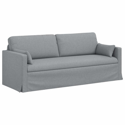 vidaXL Sofa Hellgrau 198 x 78 x 80 cm Stoff