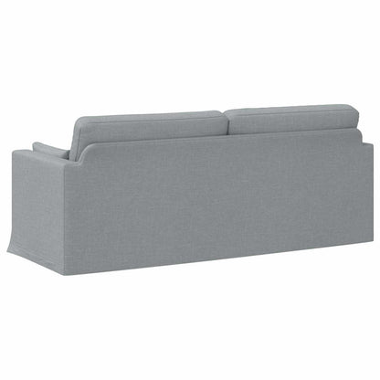 vidaXL Sofa Hellgrau 198 x 78 x 80 cm Stoff