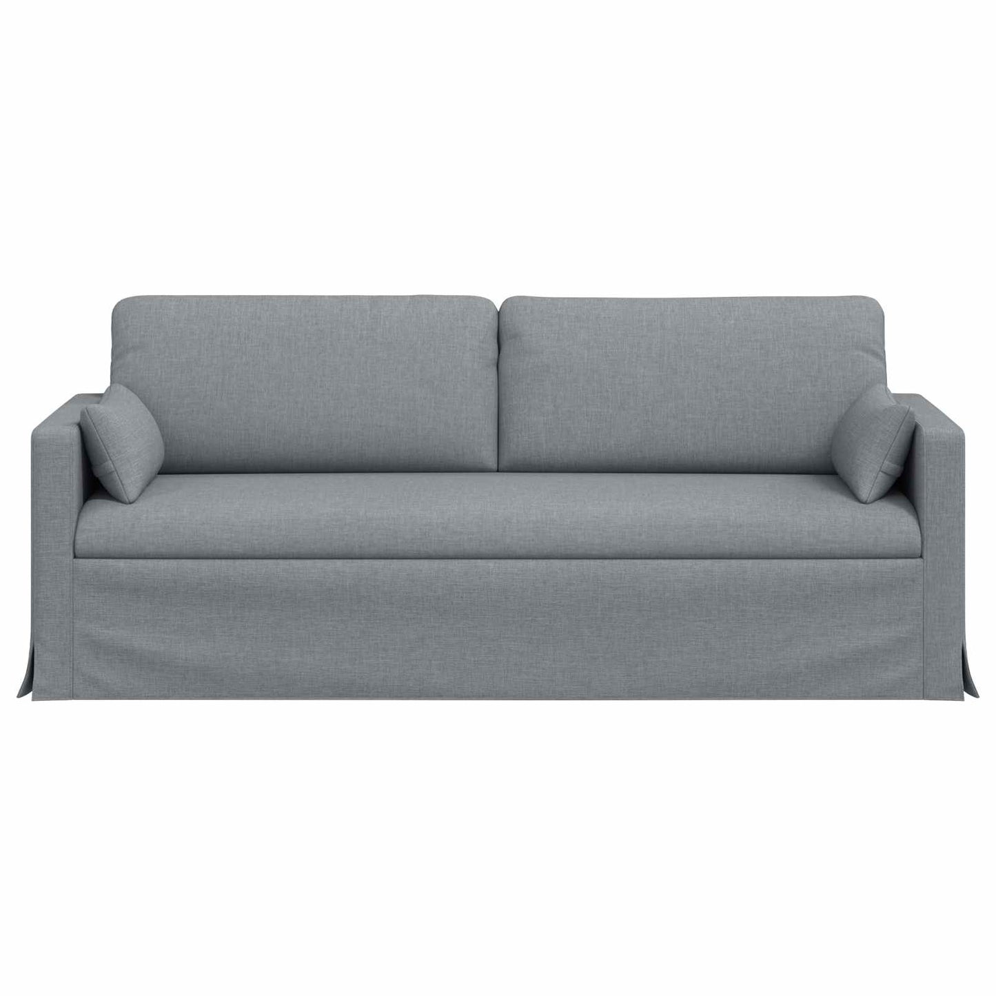 vidaXL Sofa Hellgrau 198 x 78 x 80 cm Stoff