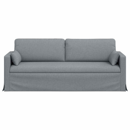 vidaXL Sofa Hellgrau 198 x 78 x 80 cm Stoff