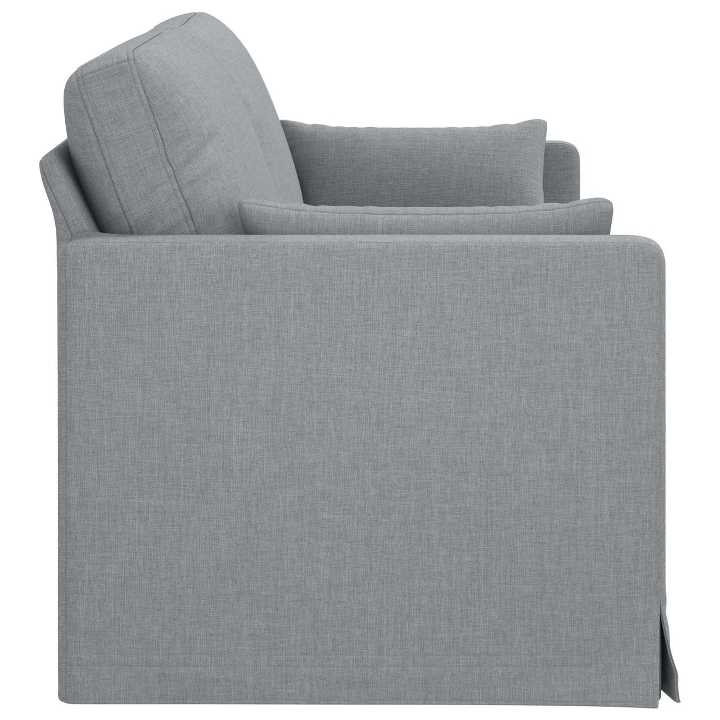 vidaXL Sofa Hellgrau 198 x 78 x 80 cm Stoff