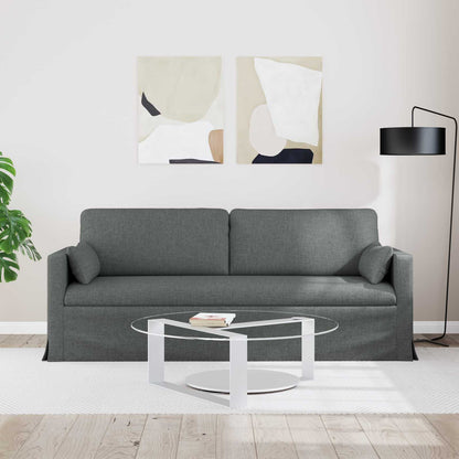 vidaXL Sofa Dunkelgrau 198 x 78 x 80 cm Stoff
