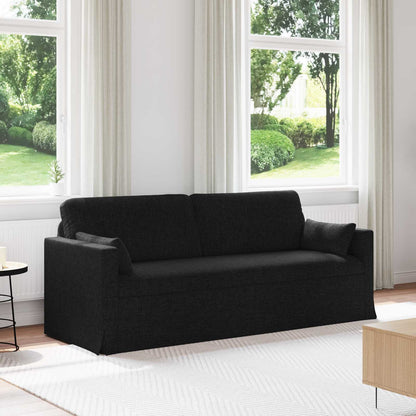 vidaXL Sofa Schwarz 198 x 78 x 80 cm Stoff
