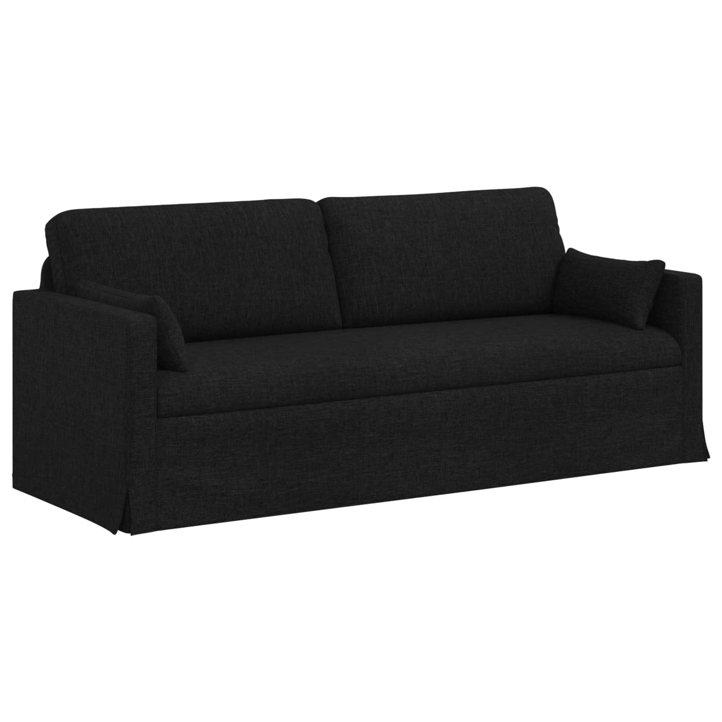 vidaXL Sofa Schwarz 198 x 78 x 80 cm Stoff