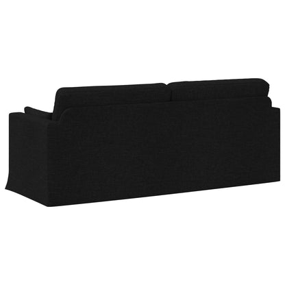 vidaXL Sofa Schwarz 198 x 78 x 80 cm Stoff