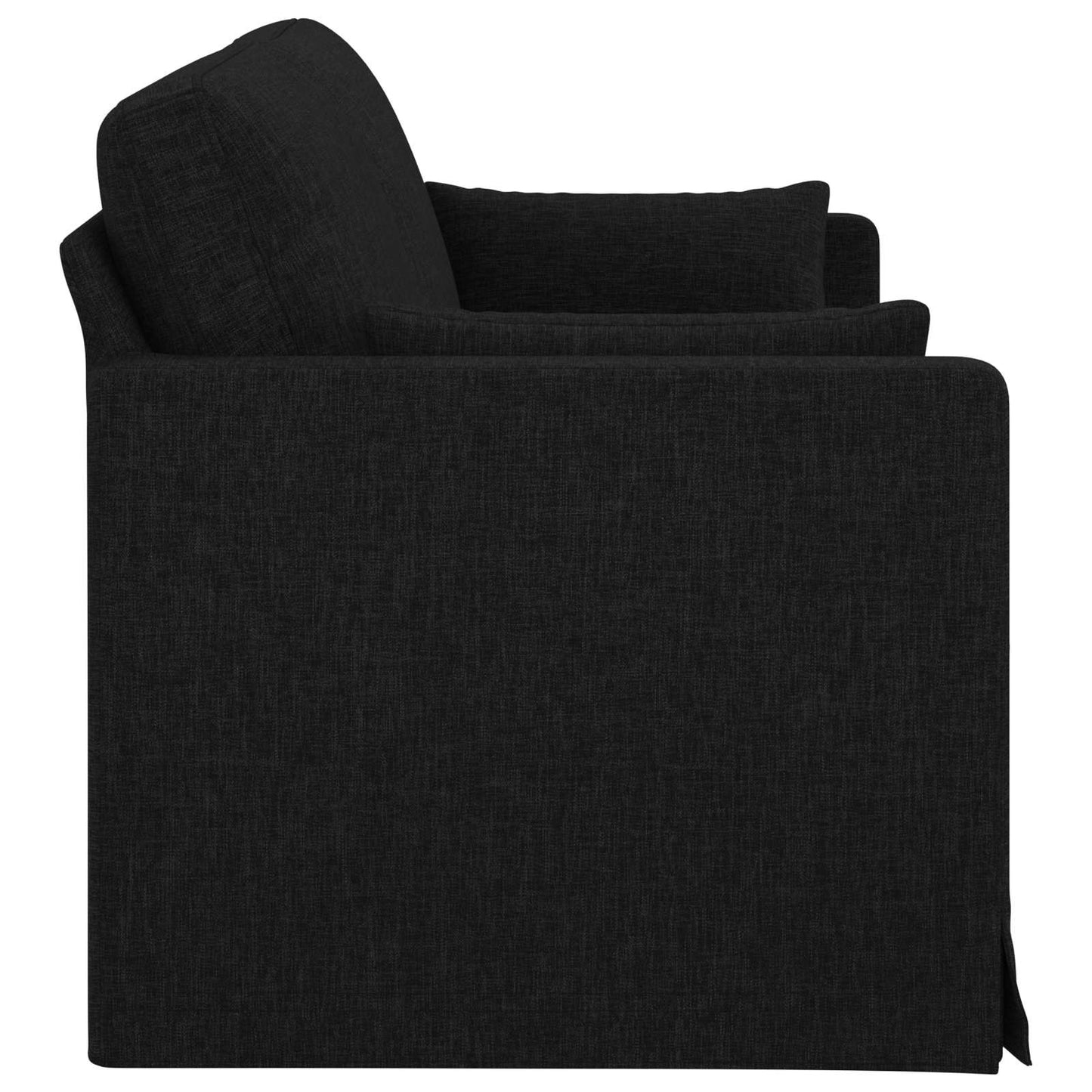 vidaXL Sofa Schwarz 198 x 78 x 80 cm Stoff