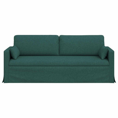 vidaXL Sofa Dunkelgrün 198 x 78 x 80 cm Stoff