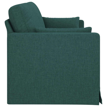 vidaXL Sofa Dunkelgrün 198 x 78 x 80 cm Stoff
