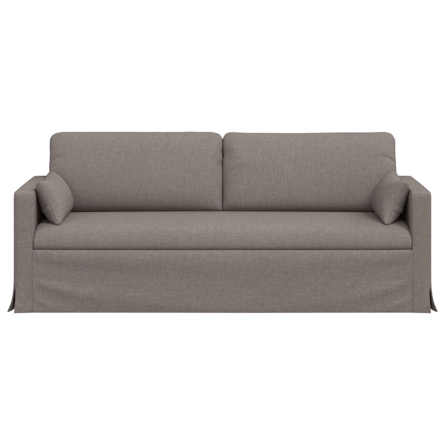 Sofa Taupe 198 x 78 x 80 cm Stoff