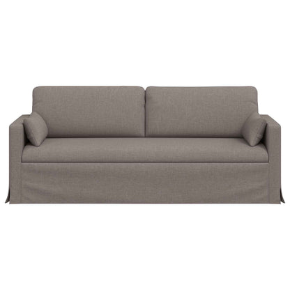 Sofa Taupe 198 x 78 x 80 cm Stoff
